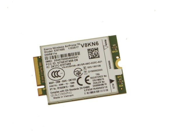 Ebid Dealz Replacement for 5811E DW5811e M.2 Mobile Broadband 4G LTE WWAN Wireless Card V8KN6 0V8KN6 CN-0V8KN6