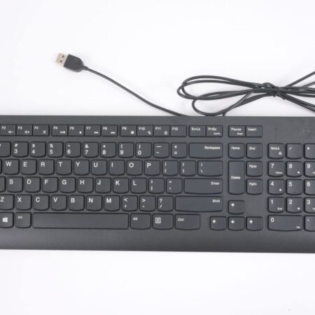 Ebid-Dealz Replacement for USB Wired Desktop US Keyboard Lenovo Calliope 00XH587 Black SD50L21375